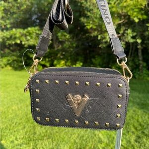 NWT Valentino Black Studded Women's Bag